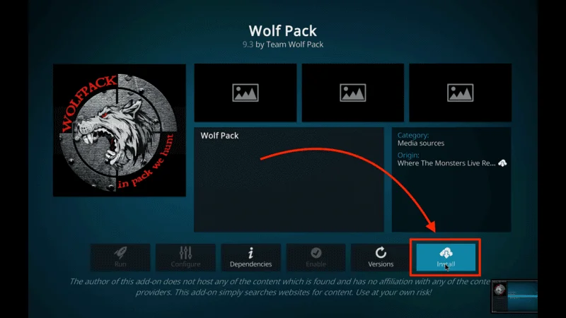 Wolf Pack Kodi Build
